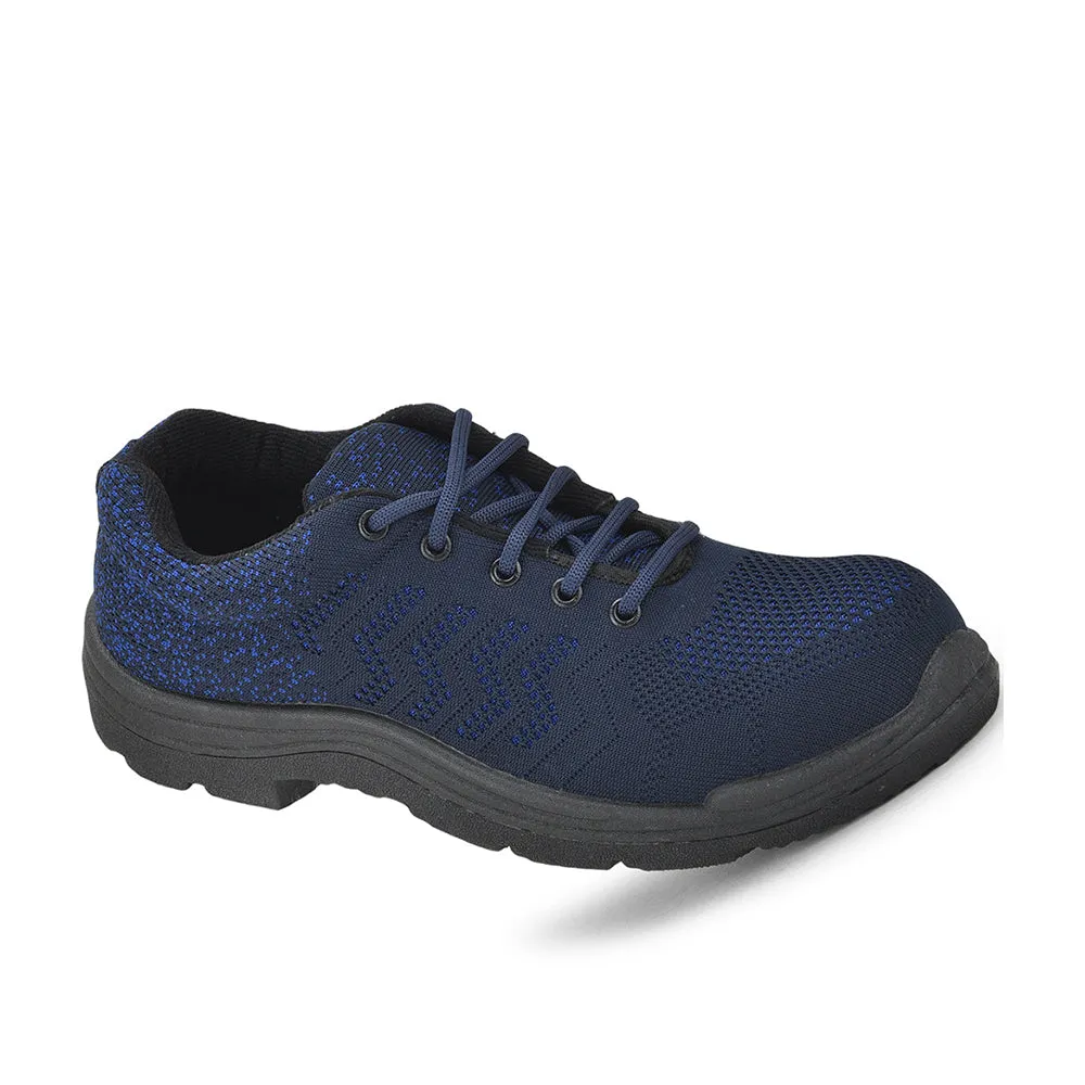 Freedom Sports (Blue) Safety Flyknit Sporty With Steel Toe PVC Shoes VIJETA-BH By Liberty