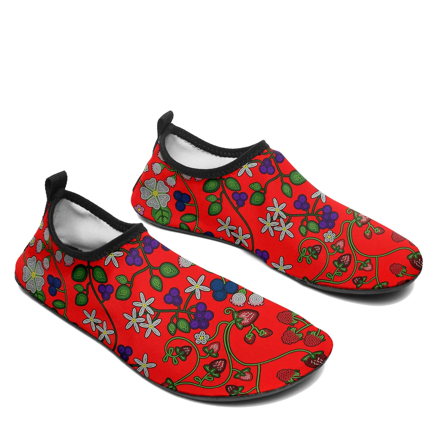 Grandmother Stories fire Kid's Sockamoccs Slip On Shoes