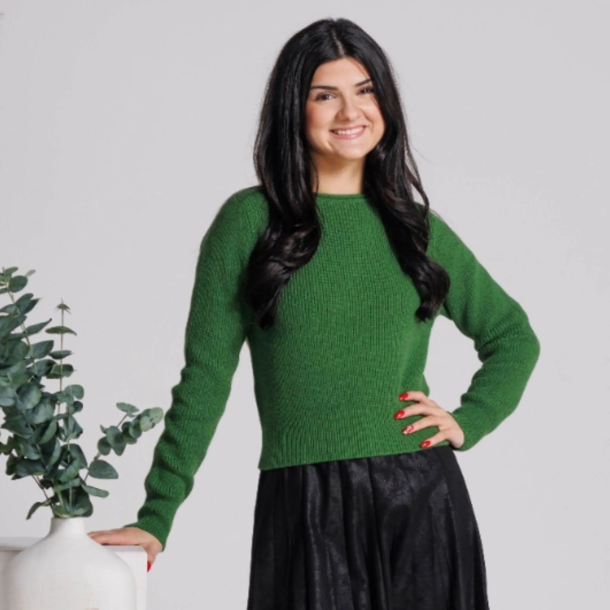 Green Bulky Sweater