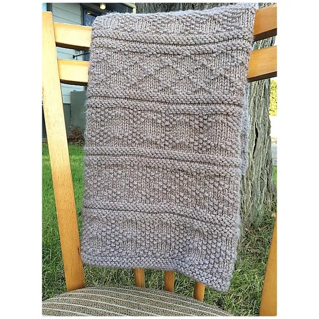 Guernsey Style Baby Blanket PROJECT