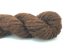 Handspun Alpaca Yarn ~ Naturally Colored Super Bulky "Jacob's Bark" 60 yards