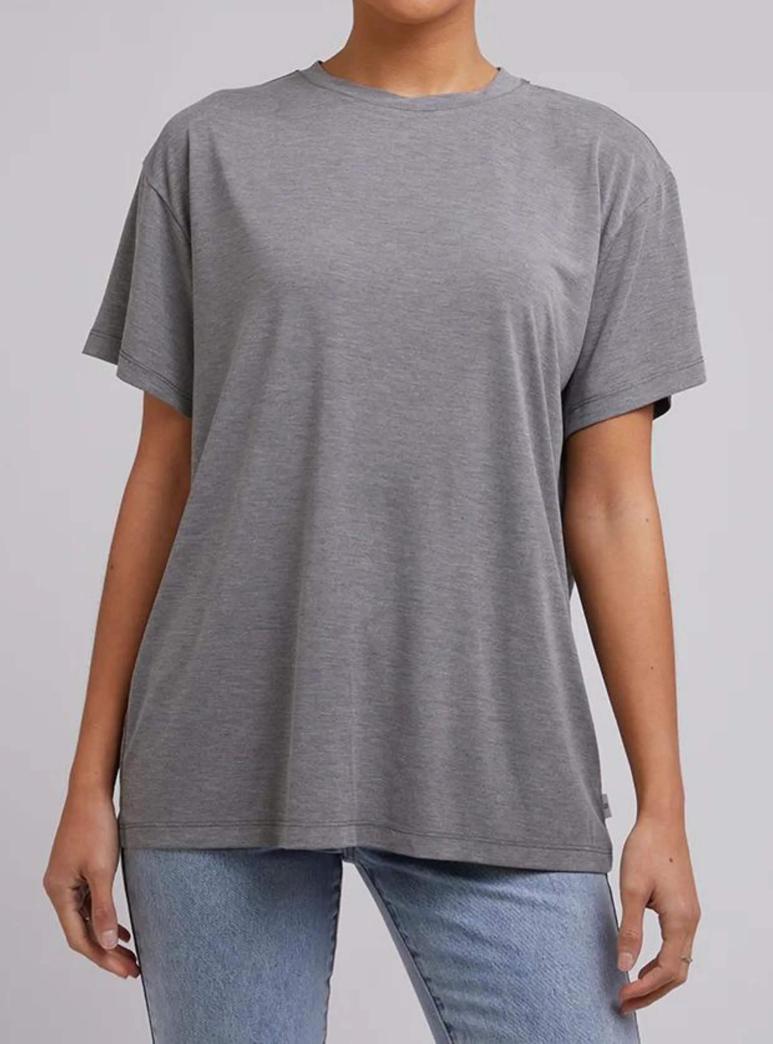 HARPER TEE - Grey Marle