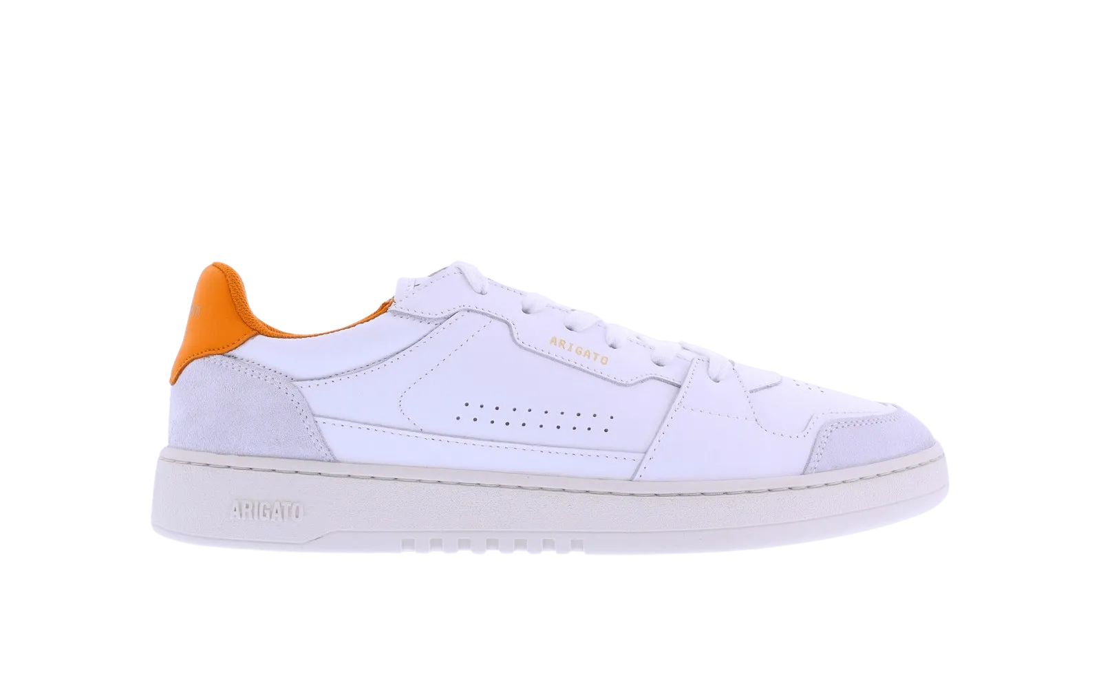 Heren Dice Lo Sneaker Wit/Oranje