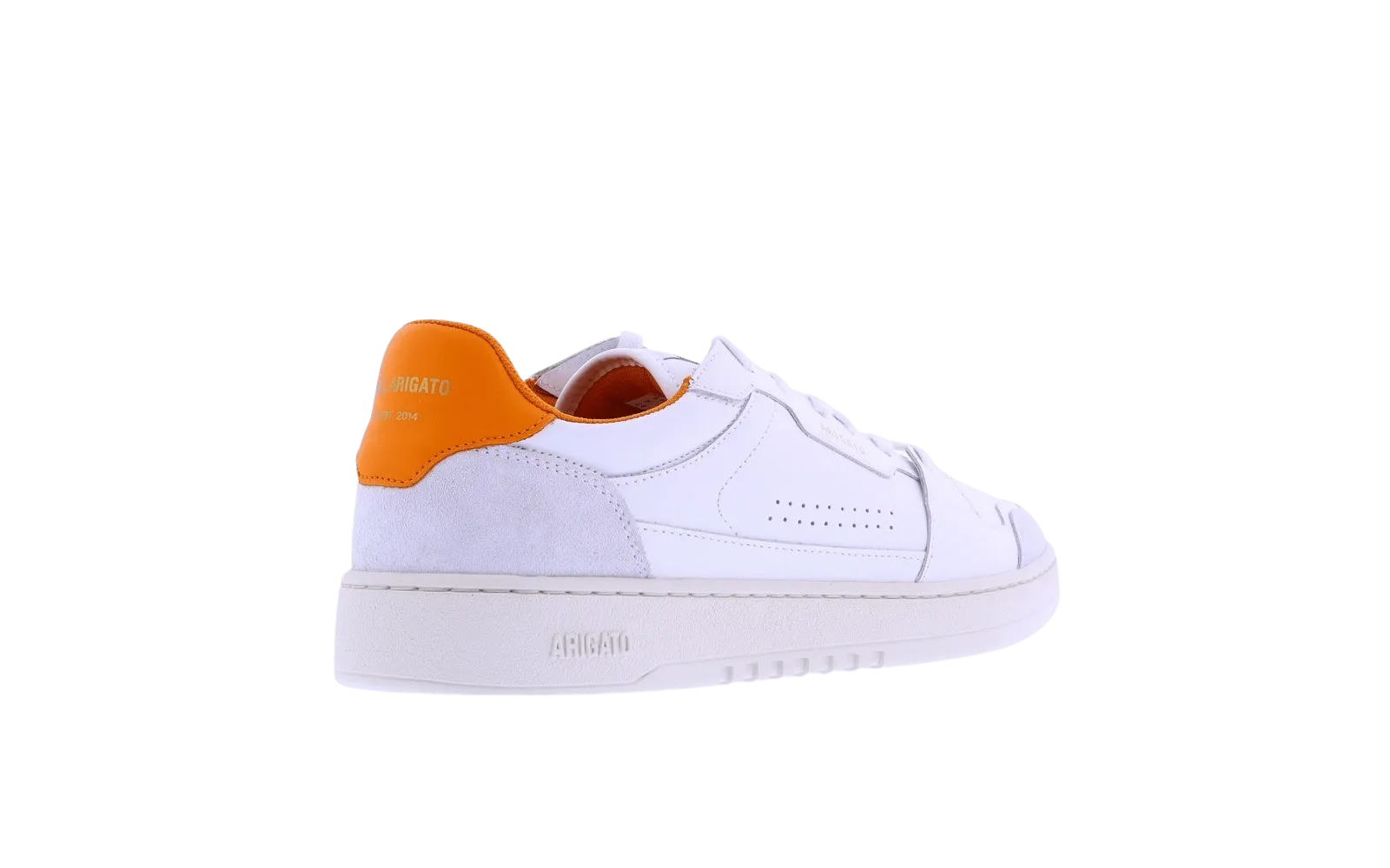 Heren Dice Lo Sneaker Wit/Oranje