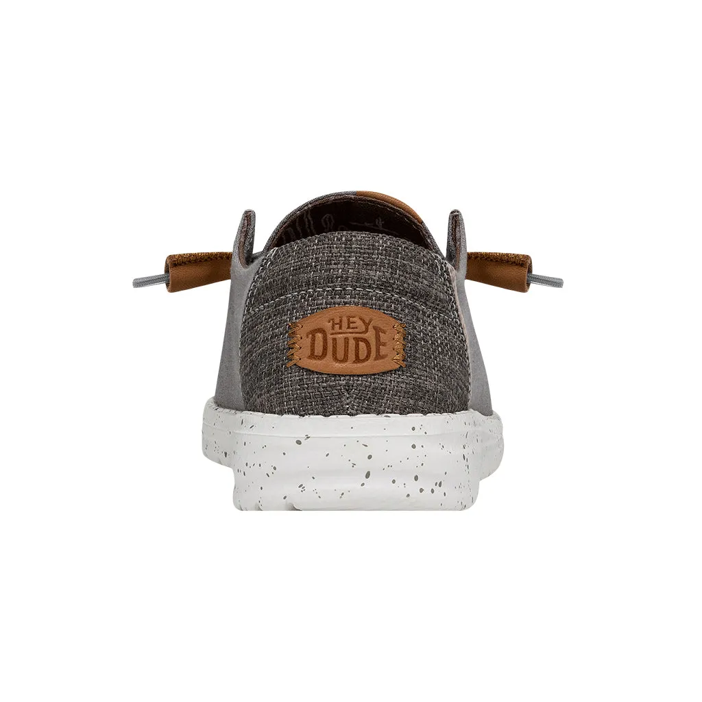 'Hey Dude' Women's Wendy Washed Canvas - Grey