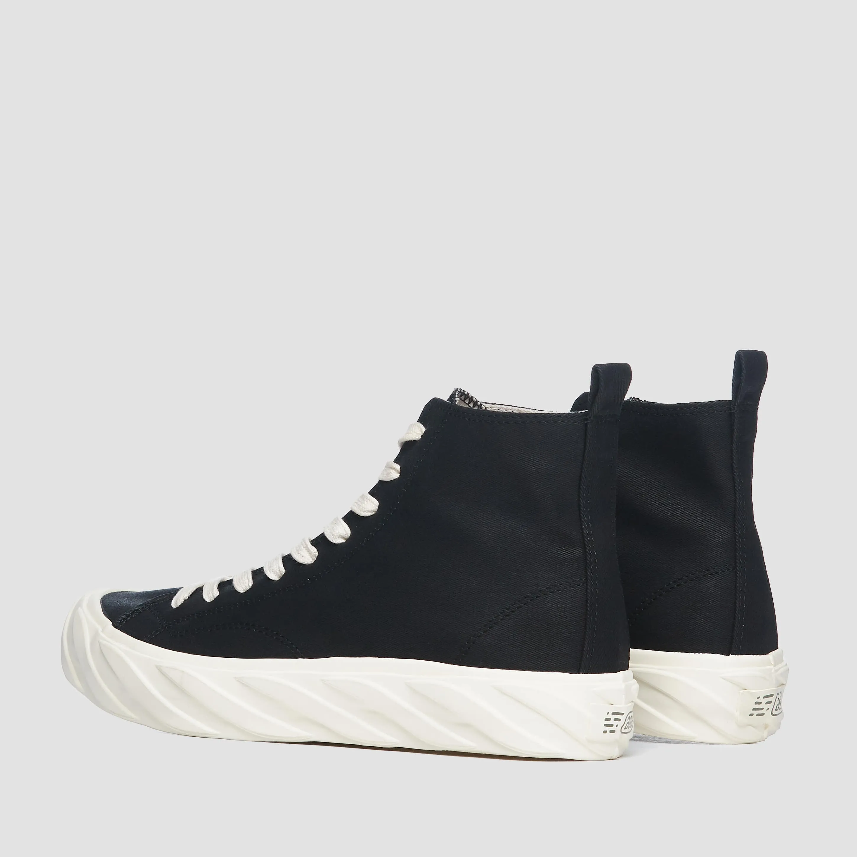 High Top Carbon Coated Canvas_Black