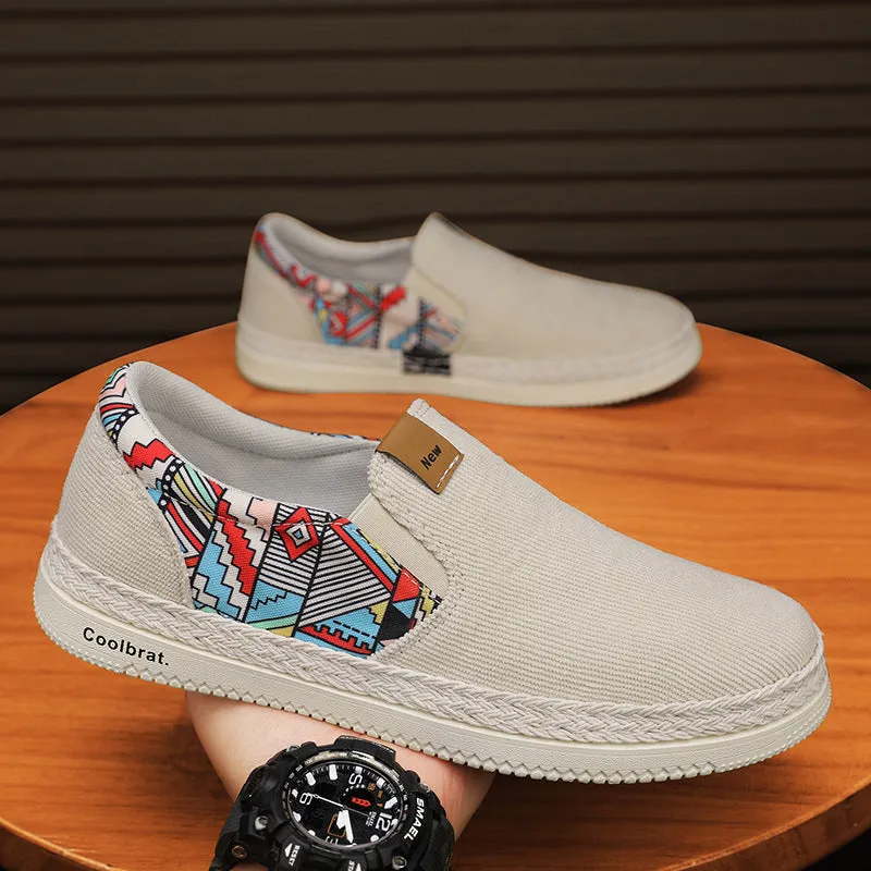 INSTOCK - canvas shoes casual shoes ethnic style