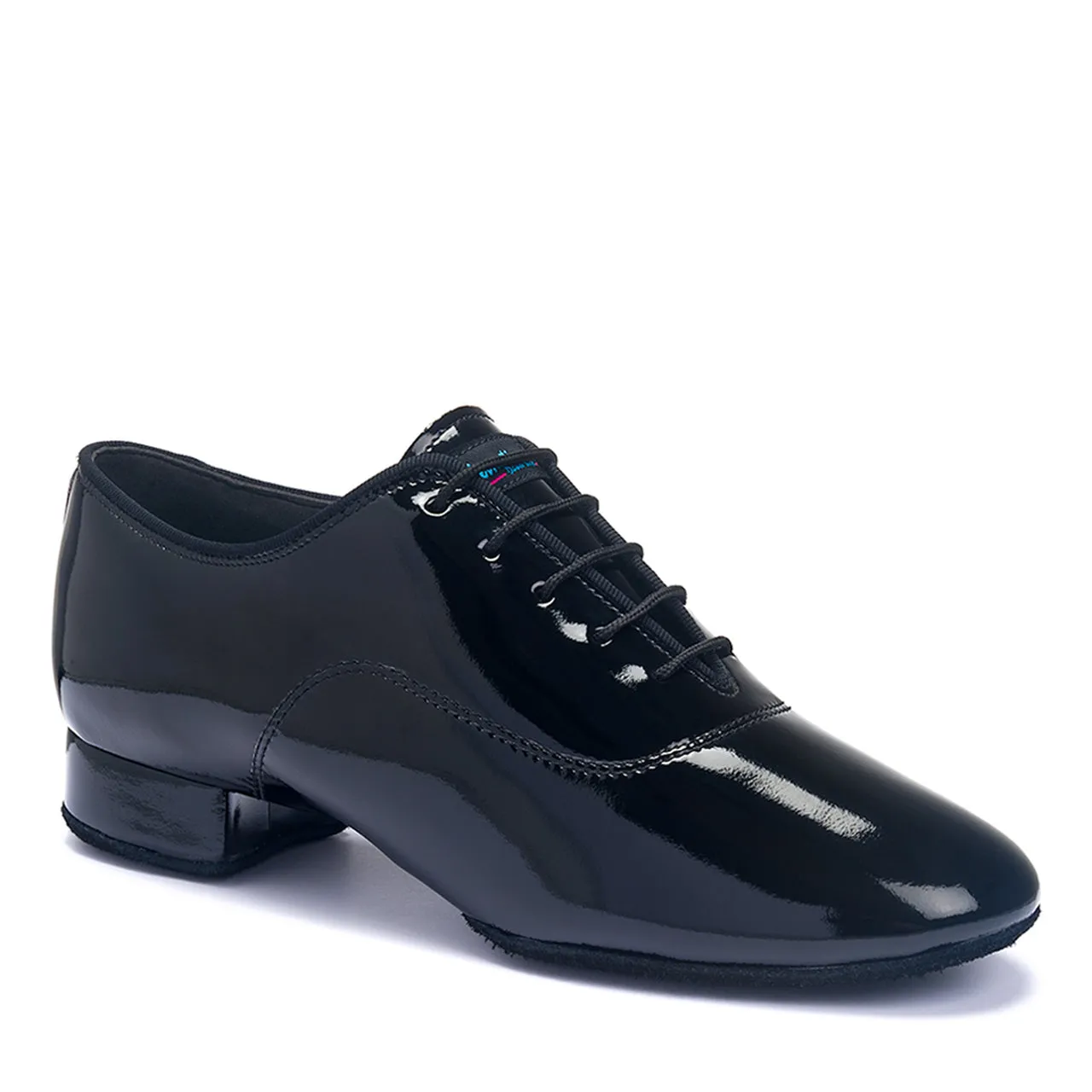 International Dance Shoes IDS Ballroom Men's Standard Dance Shoe Available in Black Calf or Black Patent Leather TANGO