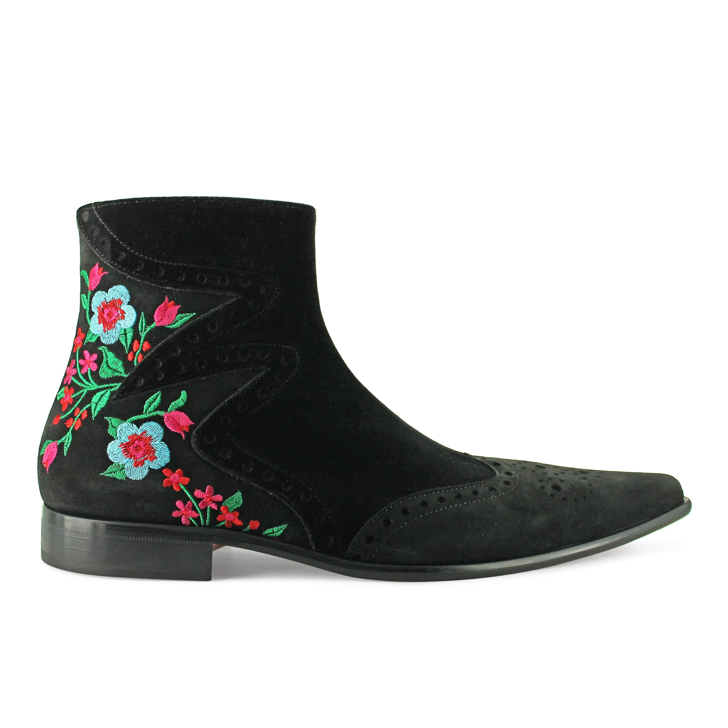 J1160 - Black Velvet Flower