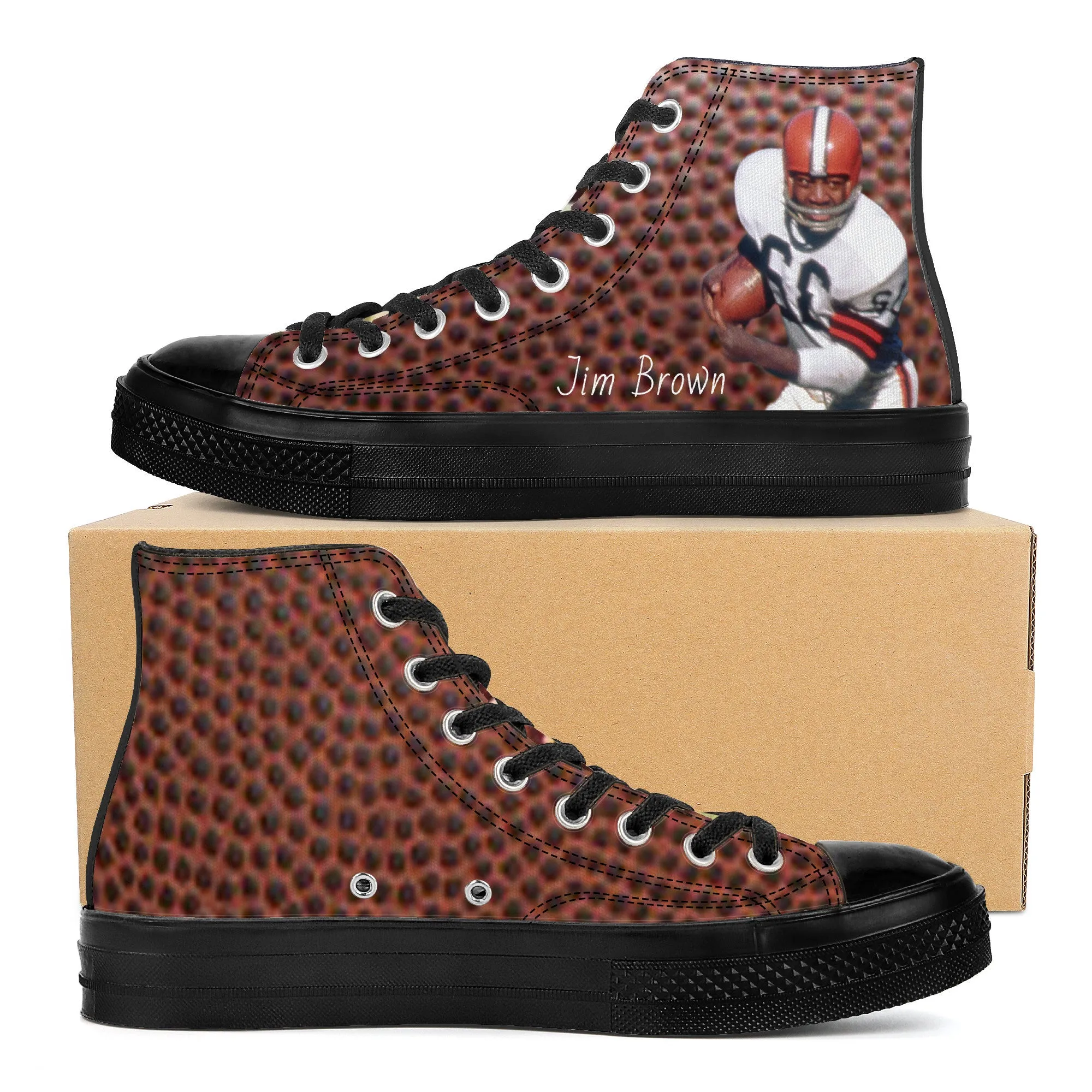 Jim Brown Legends | High Tops Customized | Shoe Zero