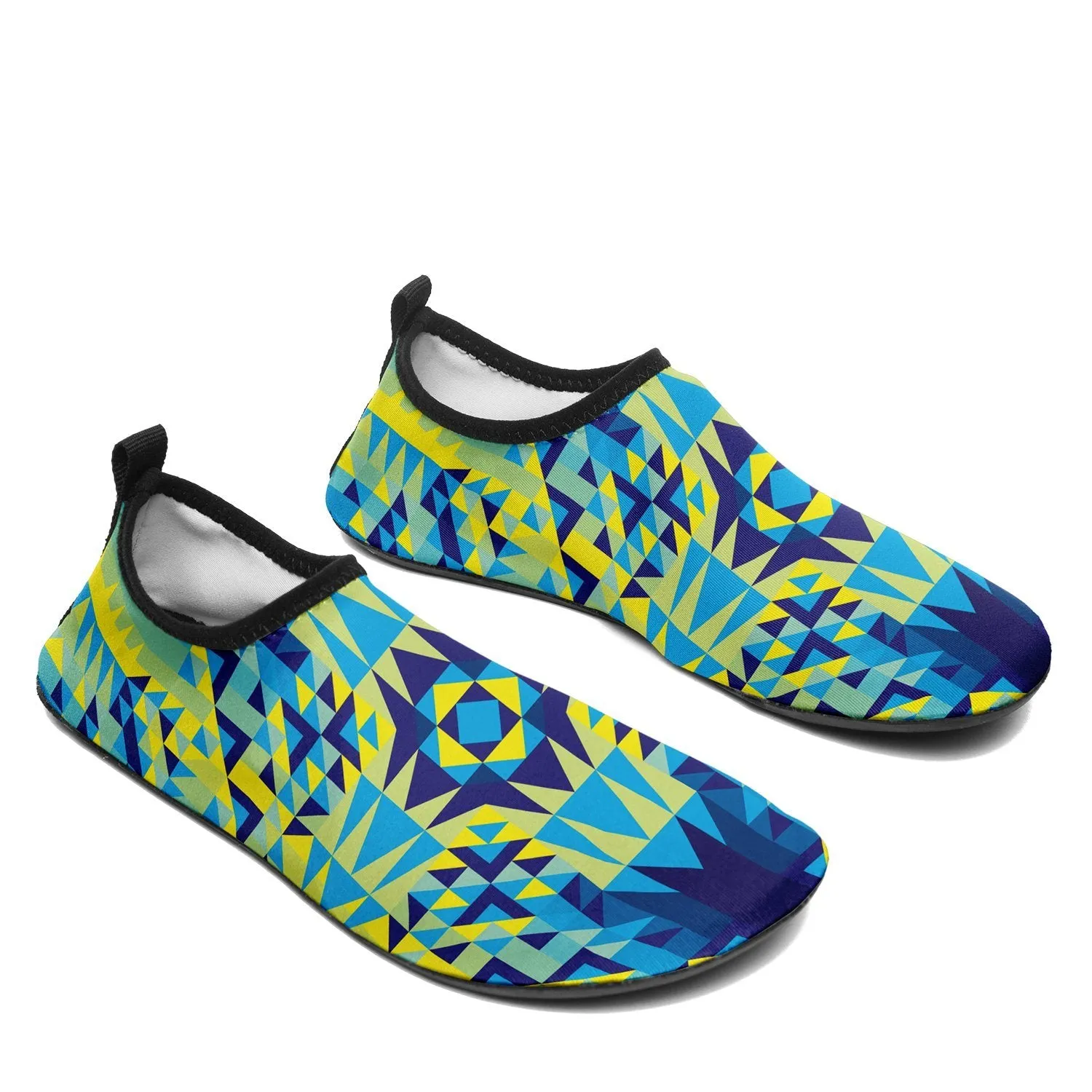 Kaleidoscope Jaune Bleu Sockamoccs