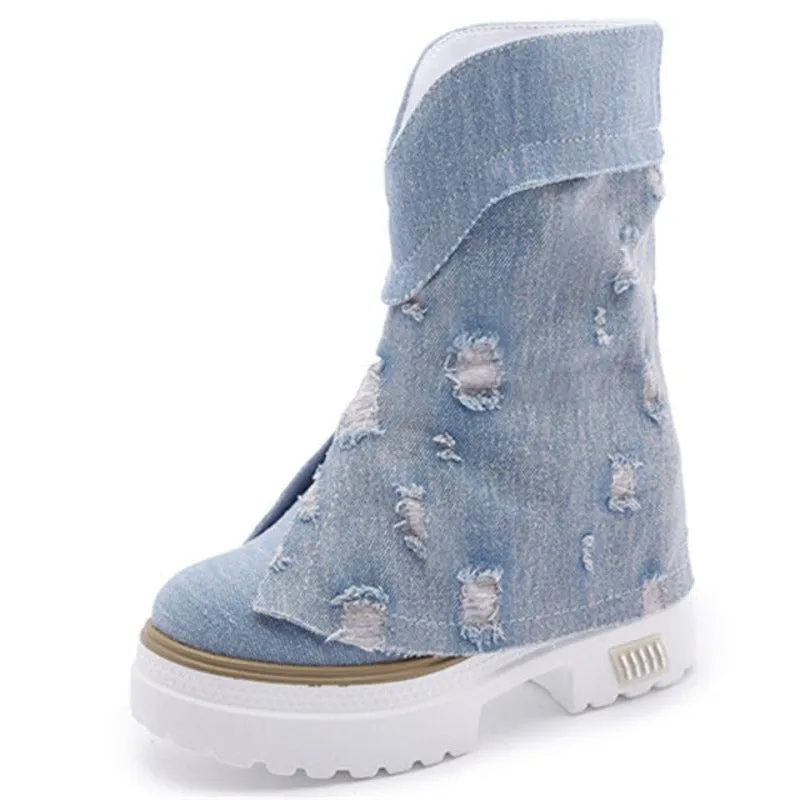 Kiara Denim Boots