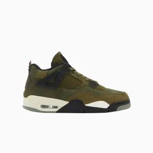 Kid's Air Jordan 4 Retro SE Craft "Medium Olive" Grade School