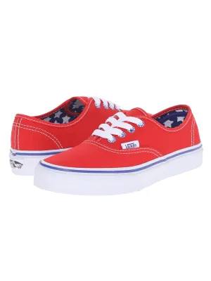 Kids Boy Star Eyelet Shoes,Red