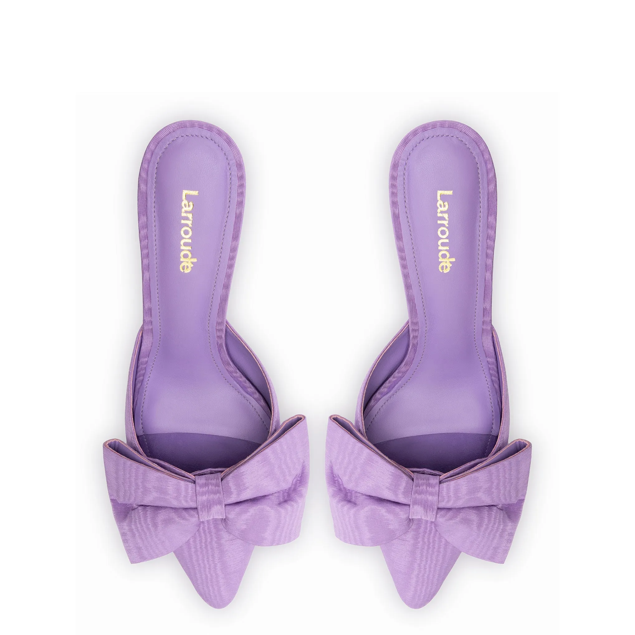 Larroude Mini Elle Pump In Iris Fabric