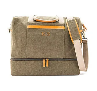 Leather & Canvas Groomsmen Weekend Bag