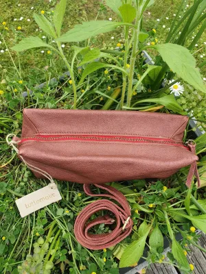 Leather pochette MANOU