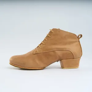 Lightly Tanned Genuine Leather - Handmade Tango Trainers - Tita 9601