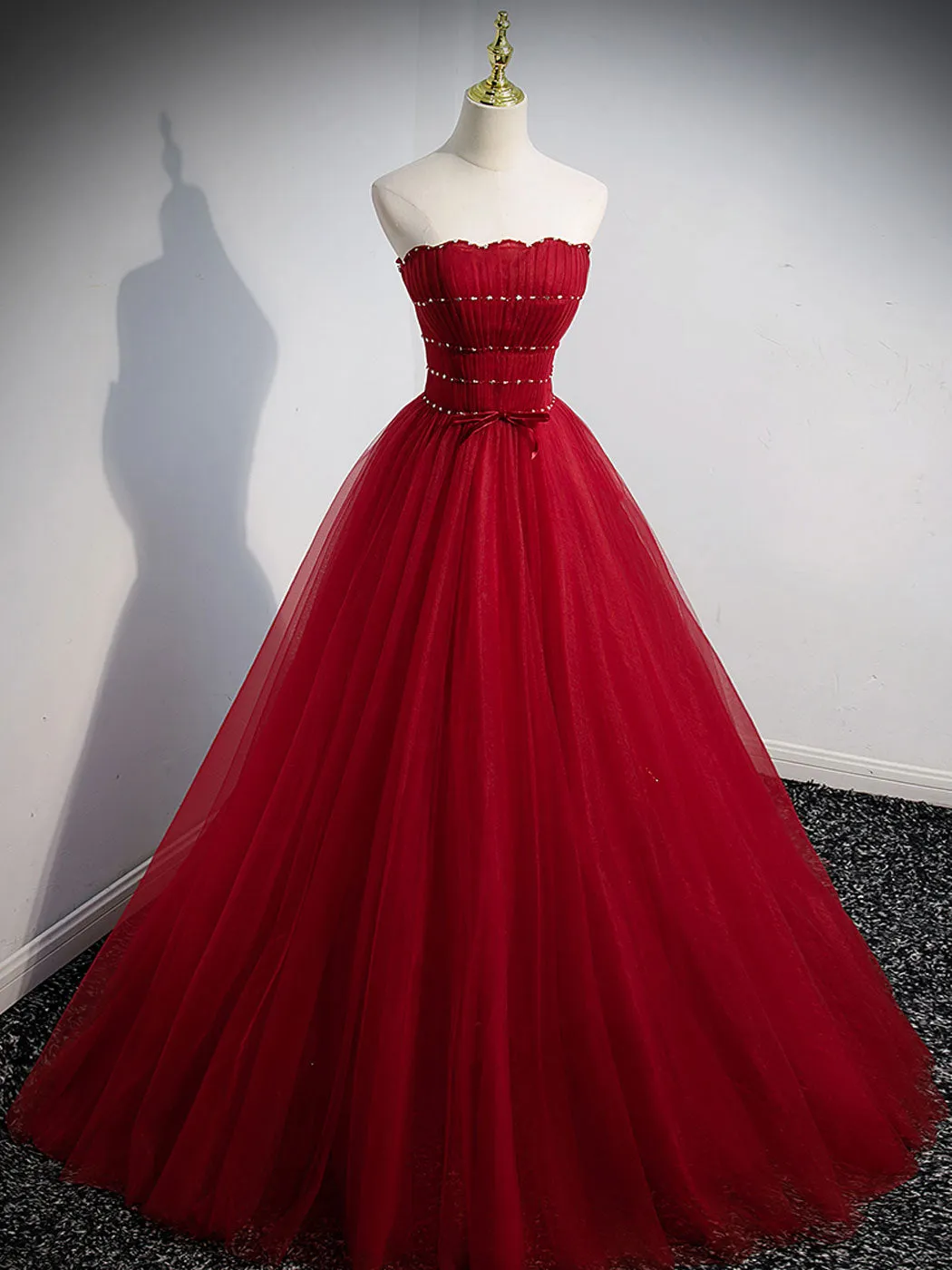 Long Tulle Prom Dresses,Princess Evening Gowns Formal Weddings