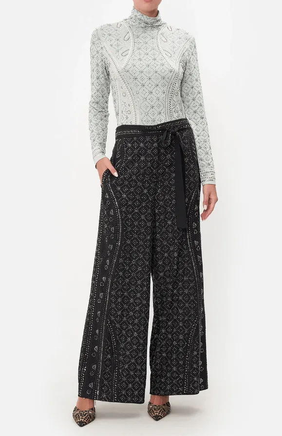 Luxe Espiritu Pirate Paperbag Wide Leg Pants