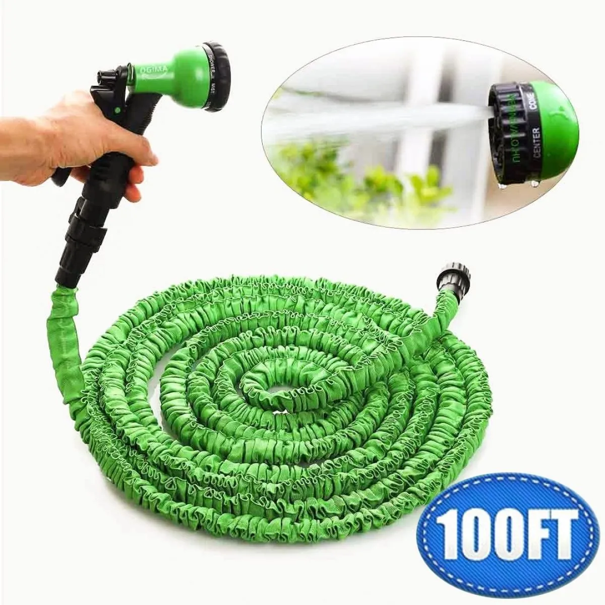 Magic Hose Water Pipe for Garden & Car wash - 100ft