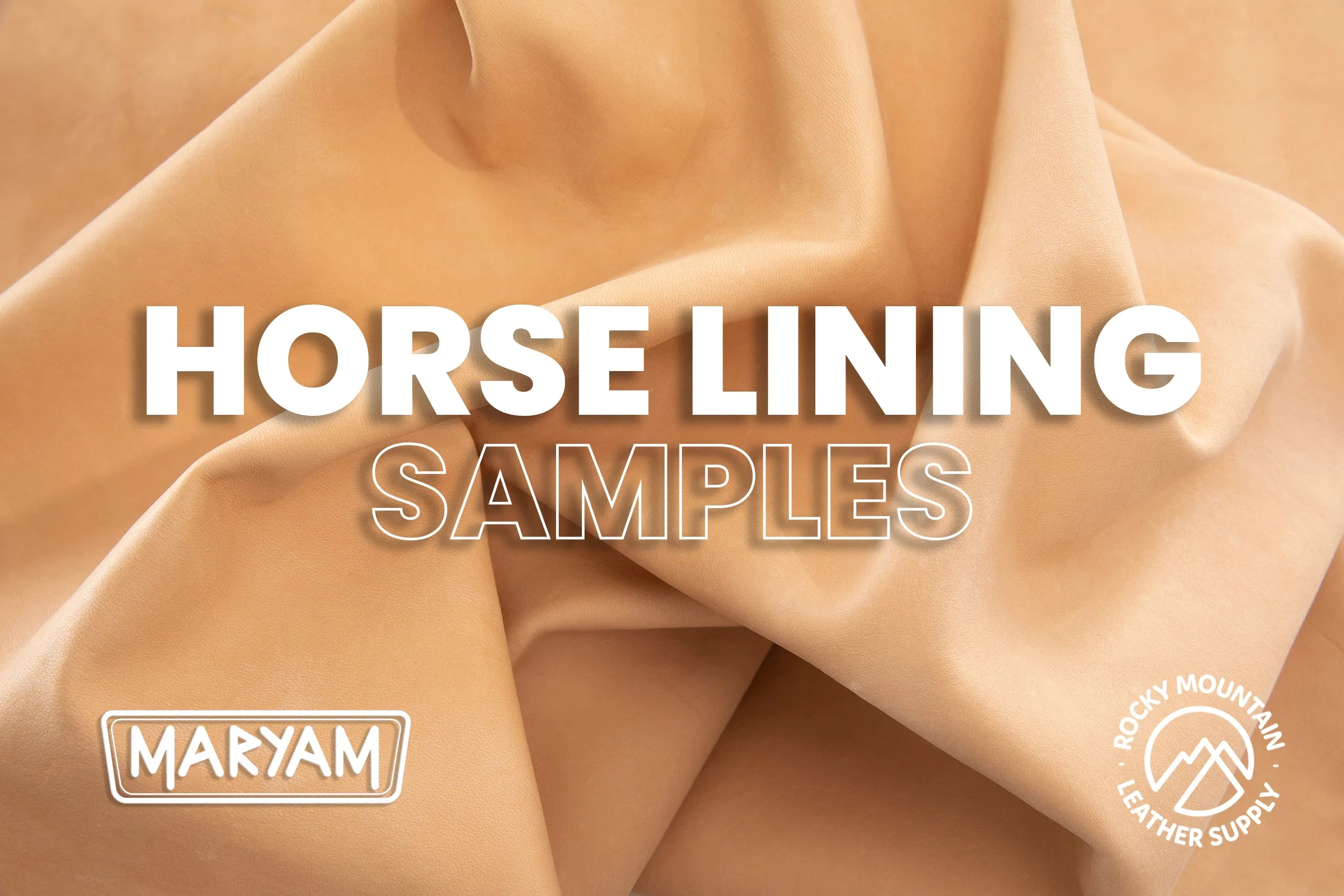 Maryam - Horse Front Lining - Veg Tanned Premium Leather (SAMPLES)