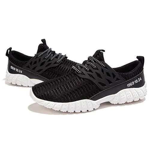 Men Breathable Comfy Mesh Sports Athletic Shoes