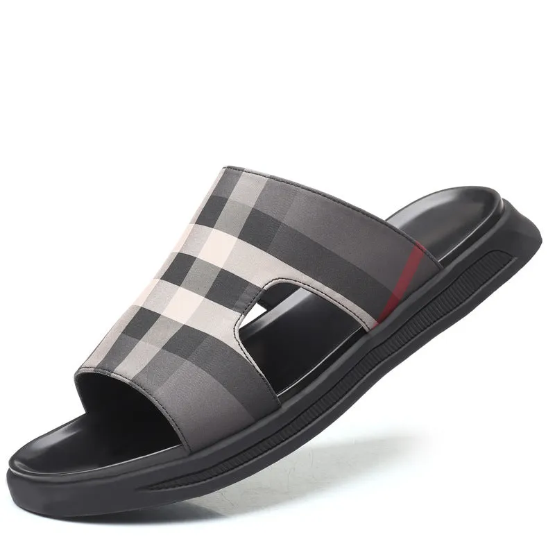 Men's Cloth Slippers Summer Outdoor Sandals Fashion Flip Flops