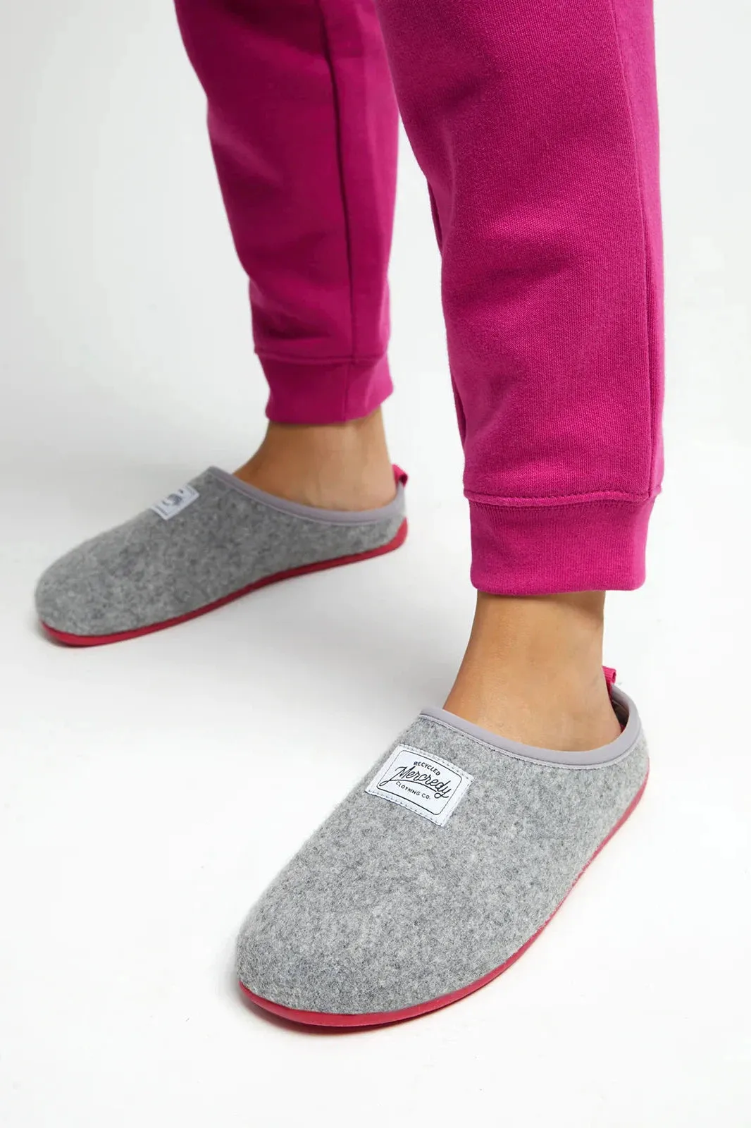 Mercredy Slipper Grey/Magenta