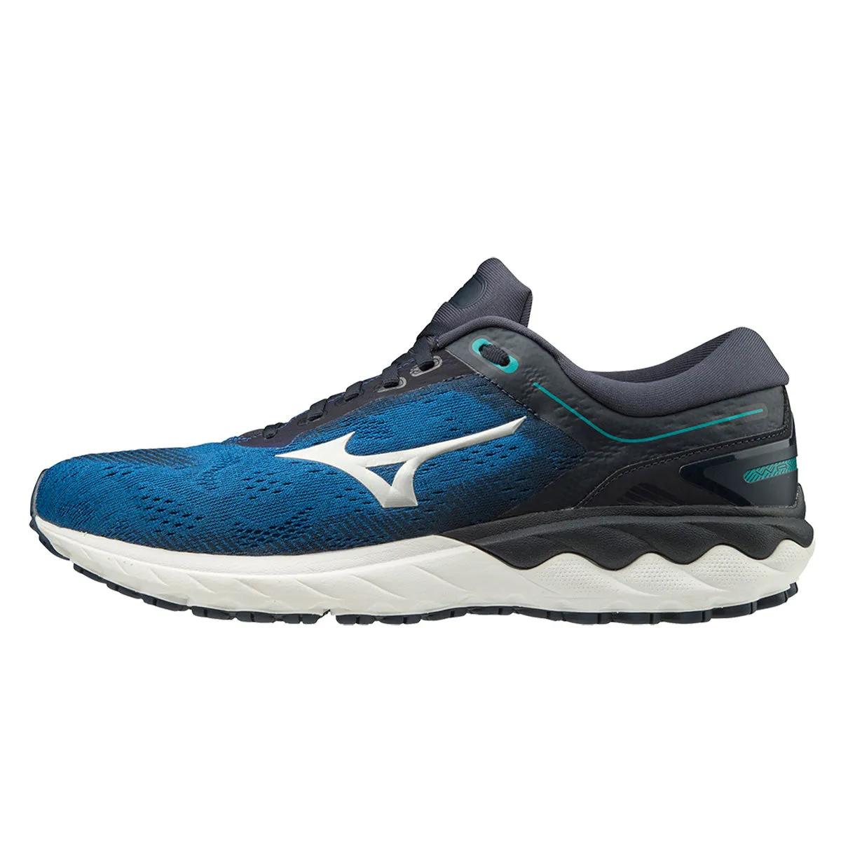 Mizuno Wave Skyrise Mens | Tblue/Silver/Navy Blazer