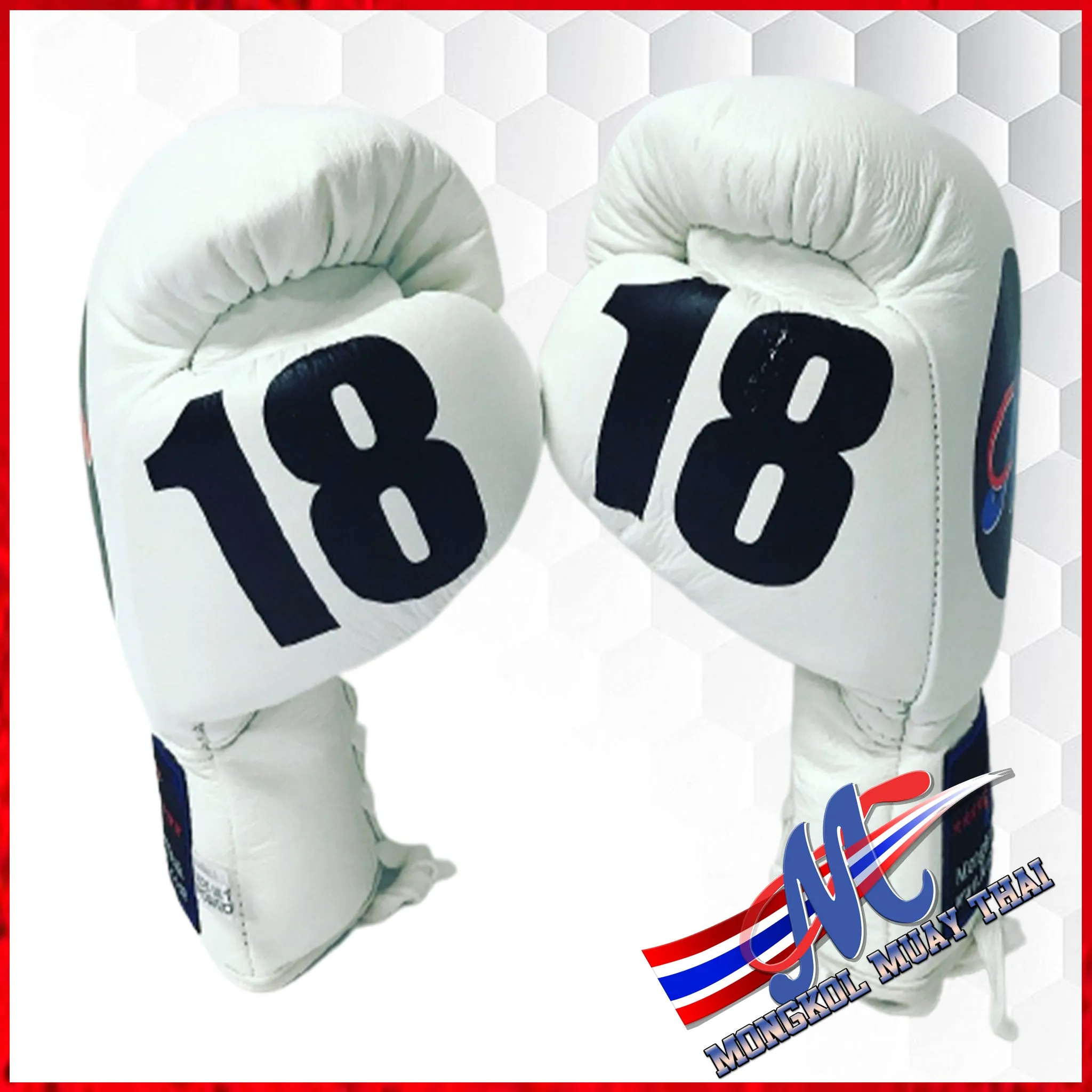 Mongkol boxing Gloves -  WBC Edition White LAST 3 Pairs