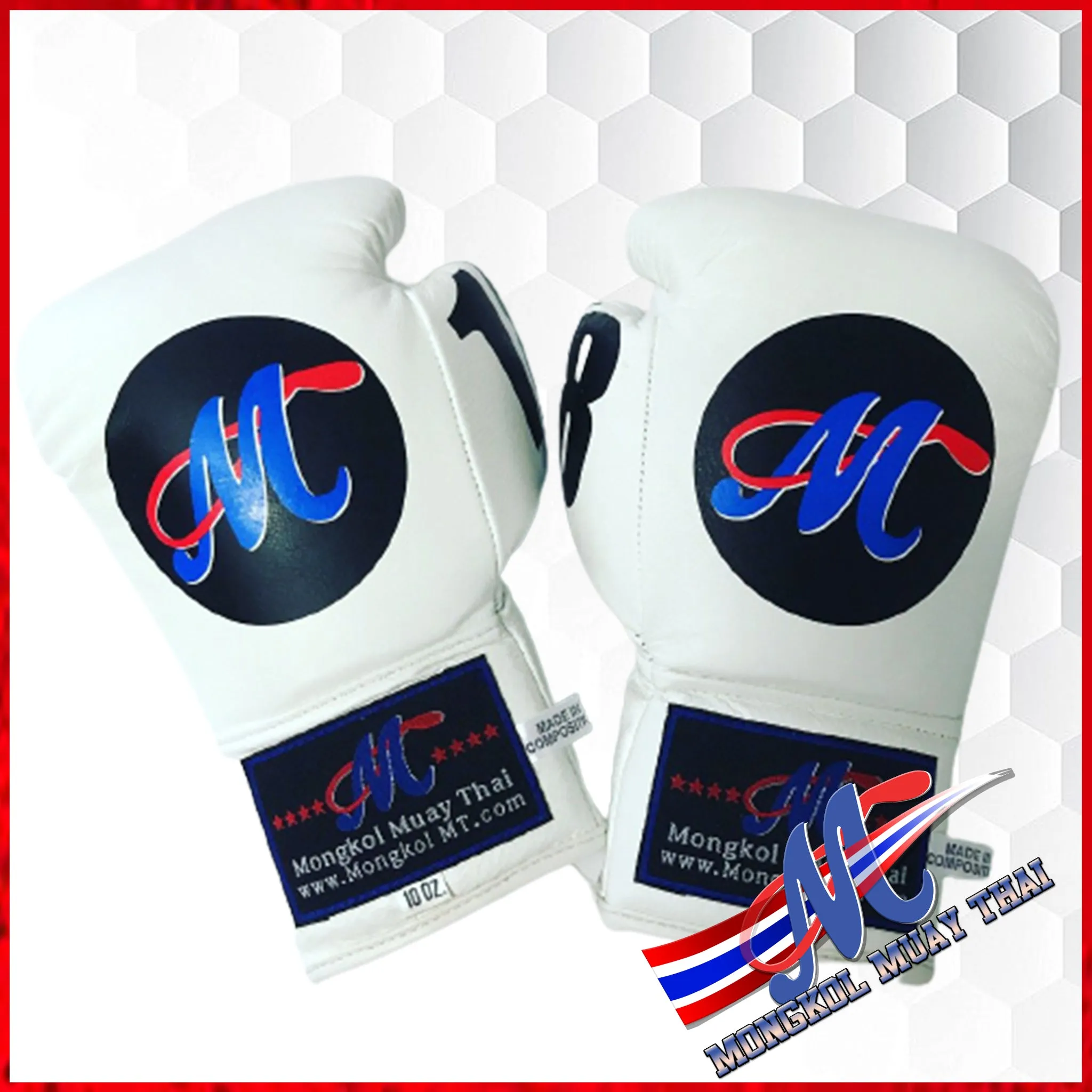 Mongkol boxing Gloves -  WBC Edition White LAST 3 Pairs