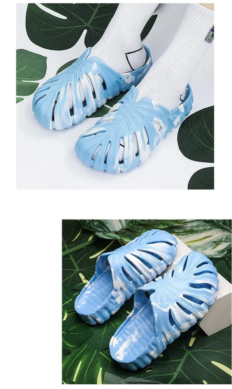 Monstera Slides Unisex Gardening Shoes