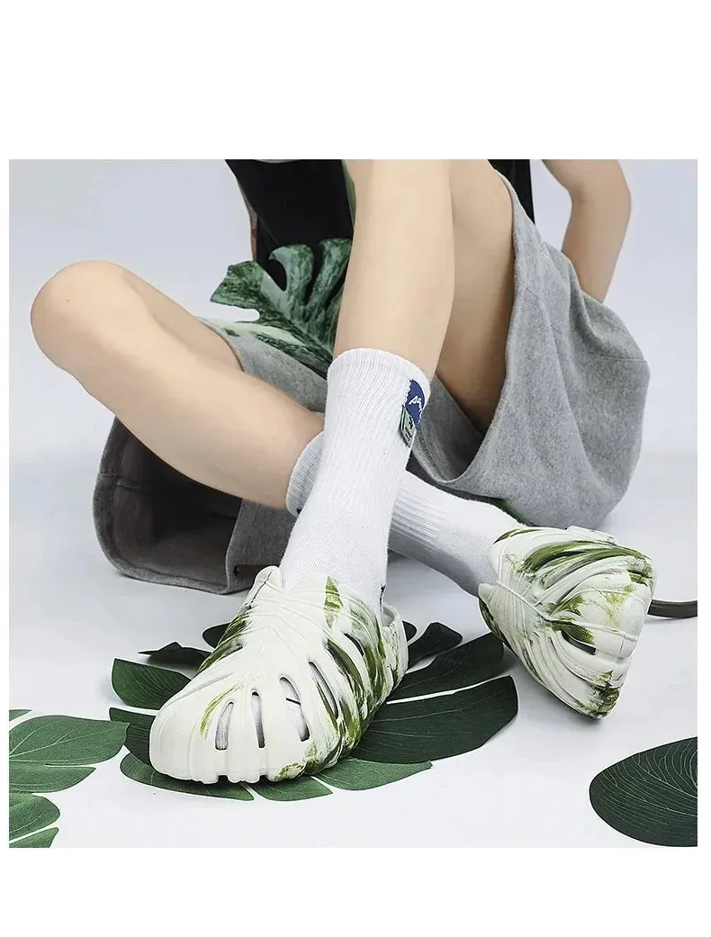 Monstera Slides Unisex Gardening Shoes