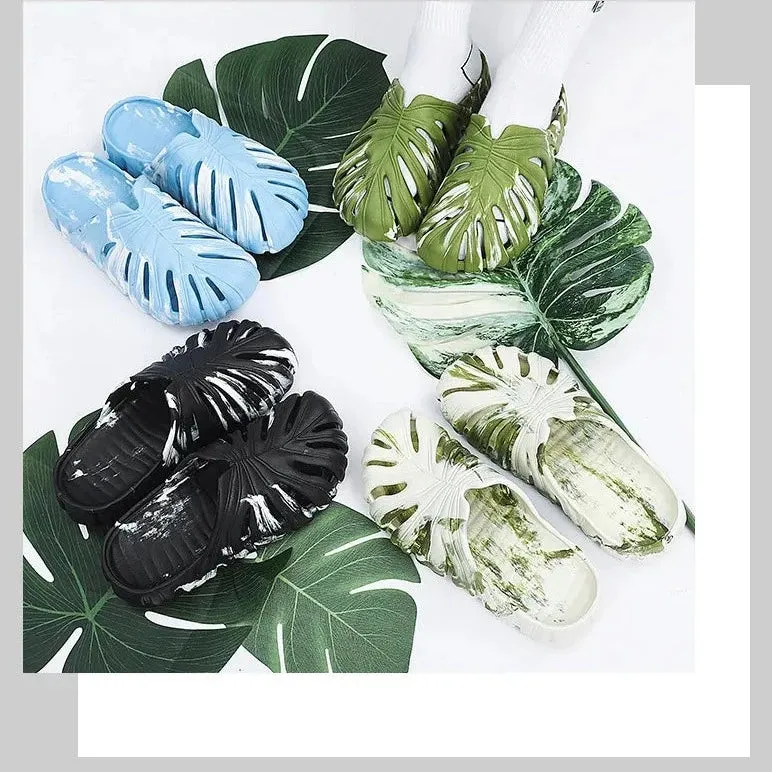 Monstera Slides Unisex Gardening Shoes