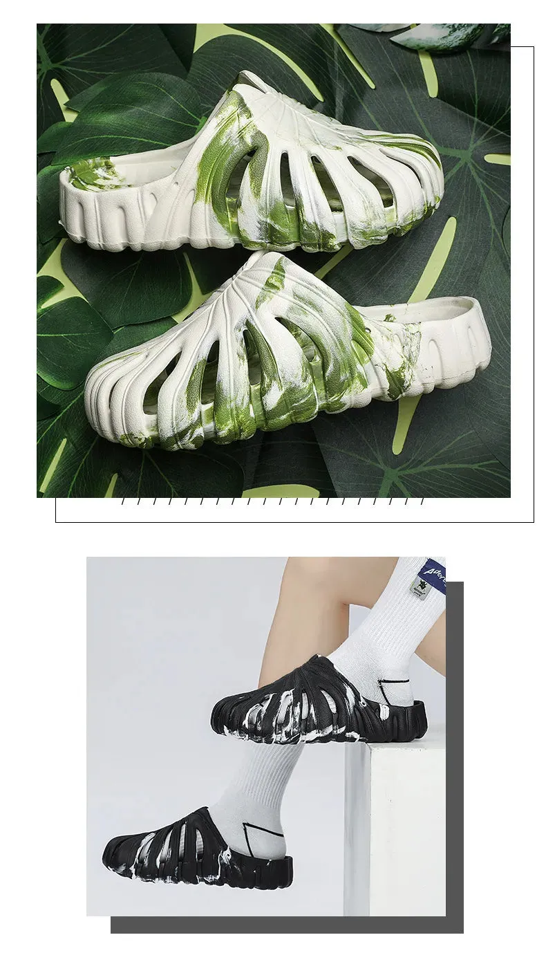 Monstera Slides Unisex Gardening Shoes