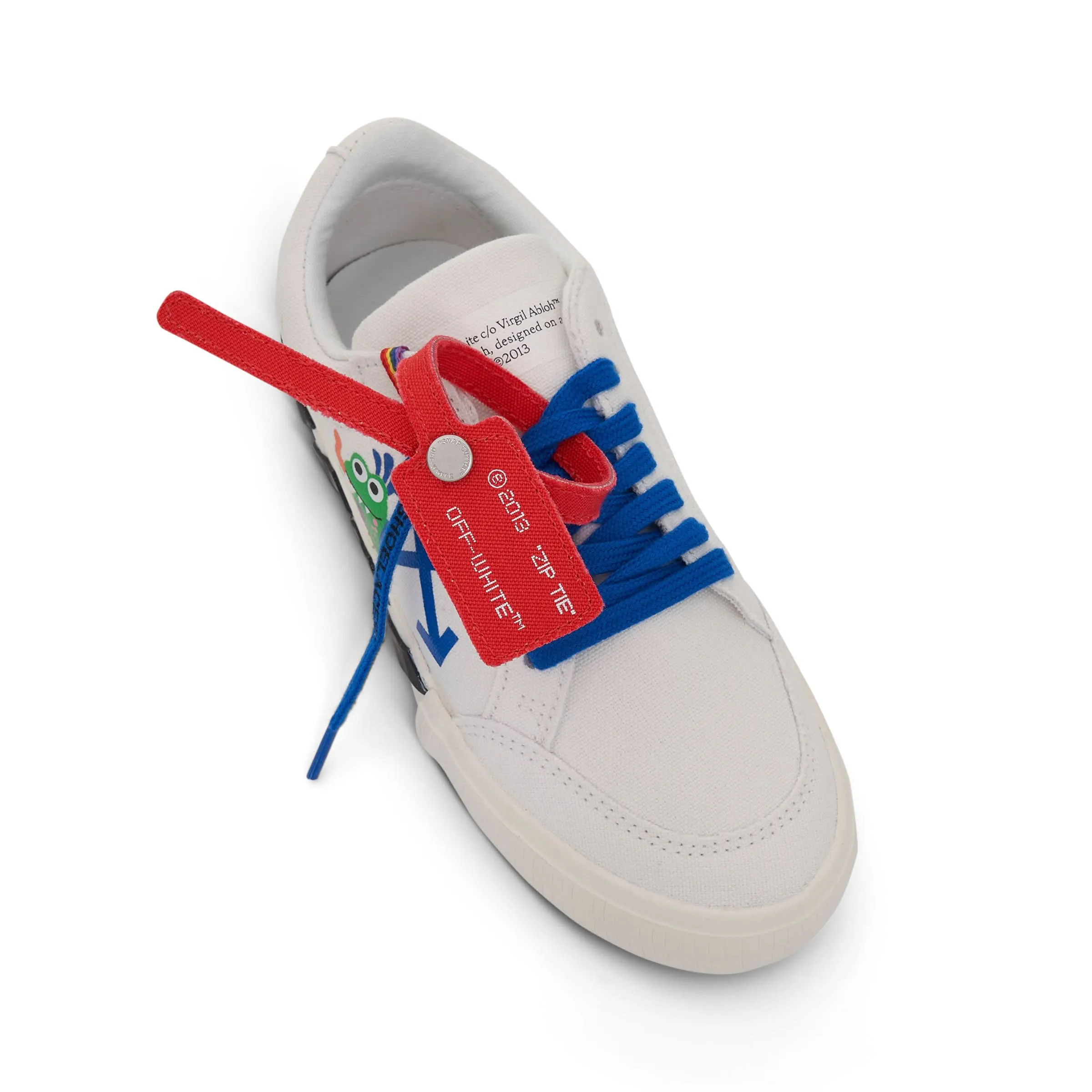 Monsters Vulcanized Sneakers in White