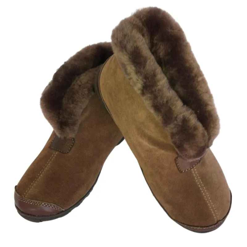 MUBO UGG Premium Sheepskin Home Slipper Antislip Shoes