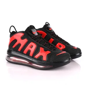 NAM Up Tempo Men Running Sneakers Black Red