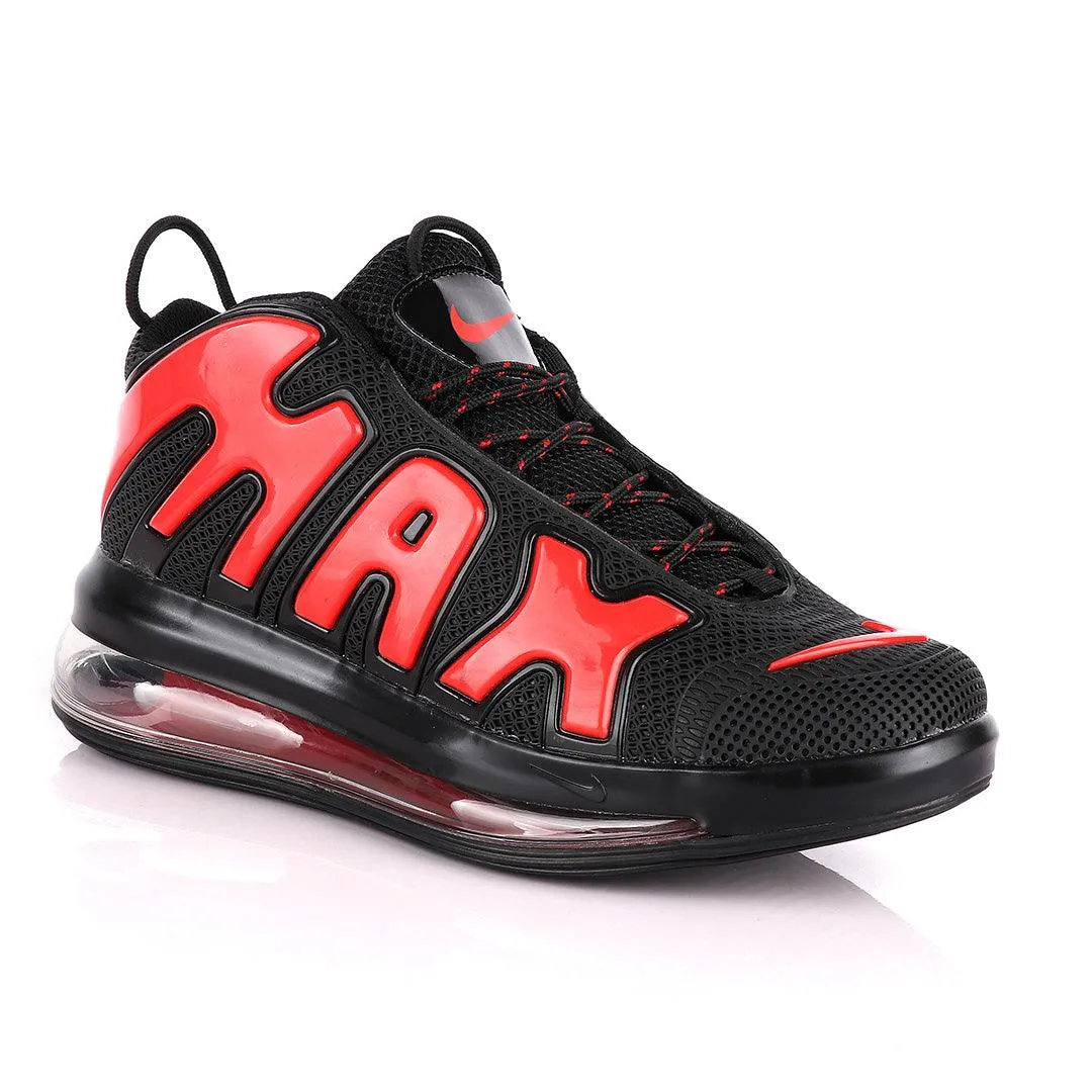 NAM Up Tempo Men Running Sneakers Black Red