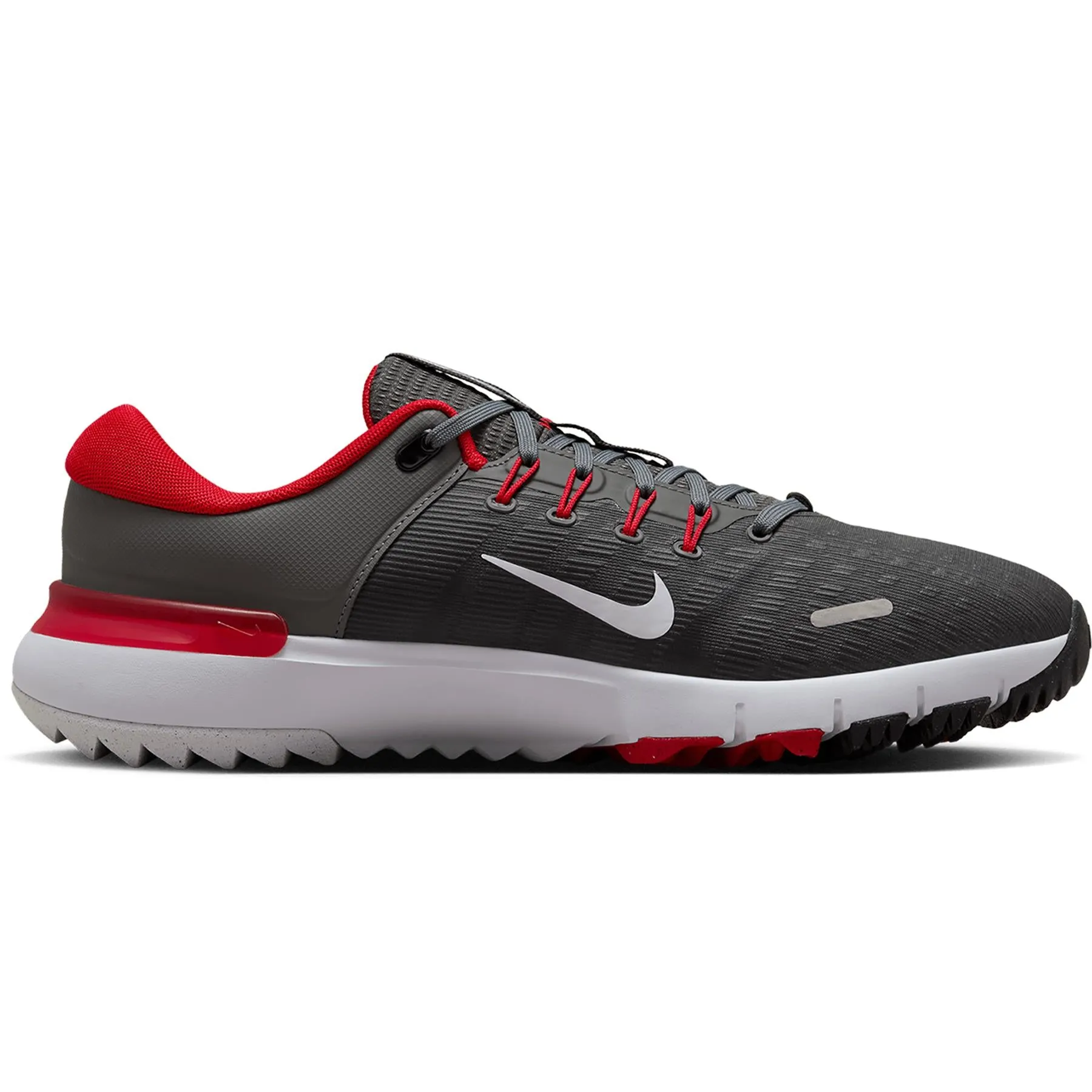 Nike Free Golf Shoes Iron Grey/University Red/Smoke Grey/Black - AW24