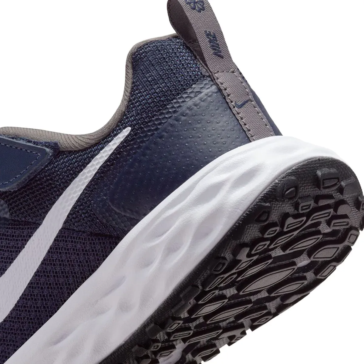 Nike Kid's Revolution 6 Shoes - Midnight Navy / Flat Pewter / White