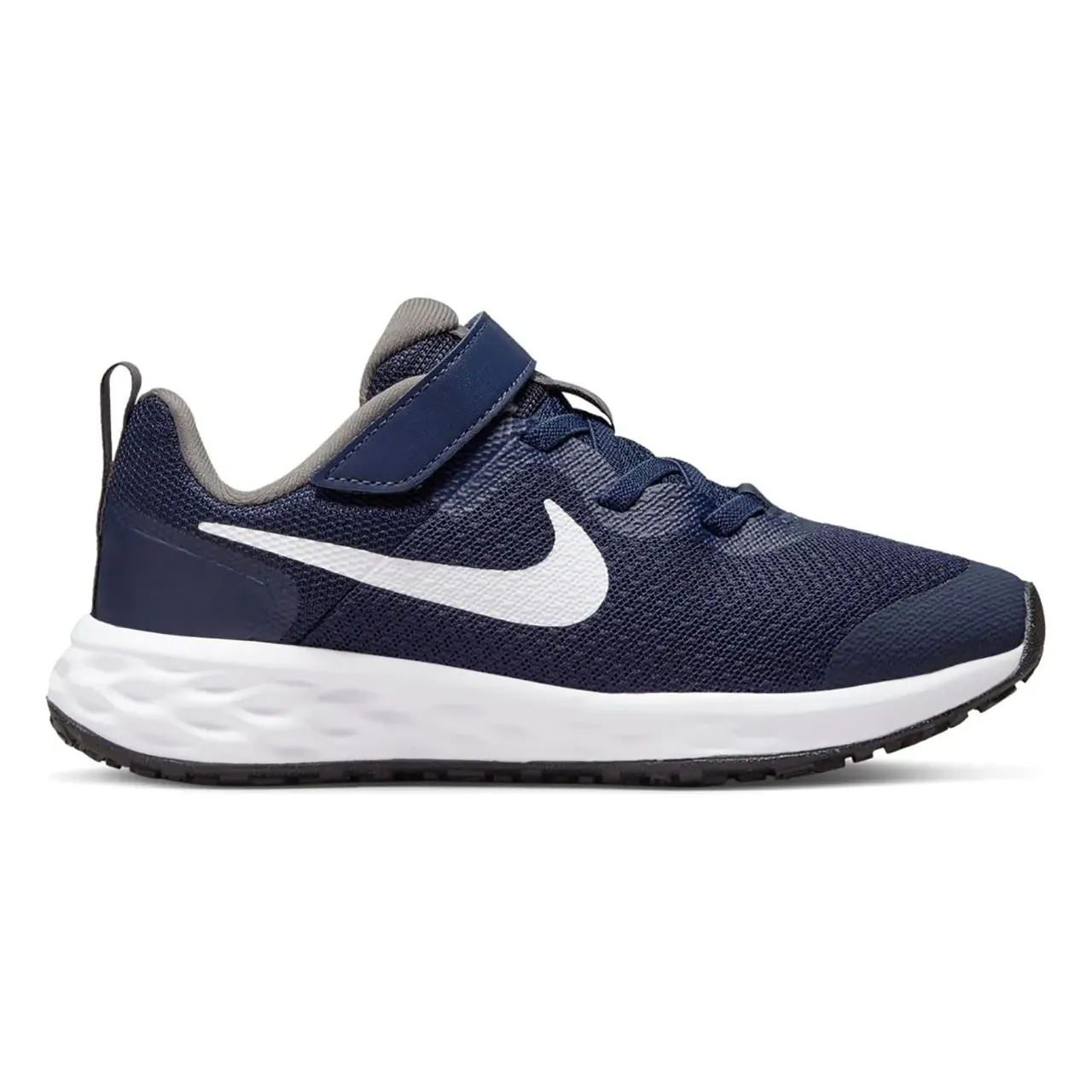 Nike Kid's Revolution 6 Shoes - Midnight Navy / Flat Pewter / White