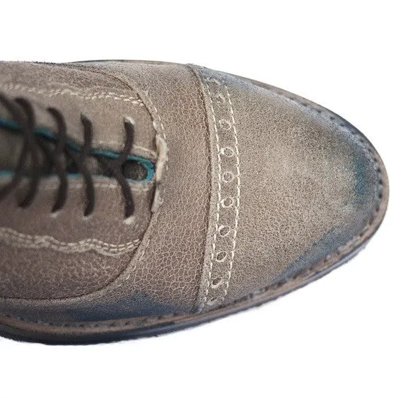 No.0019 CROSSWALK cap toe oxford Beige