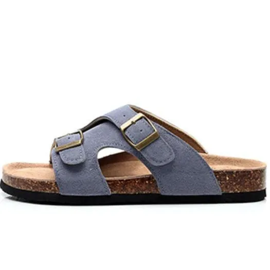 OCW Men Orthopedic Sandals Lightweight Buckle Summer Slides