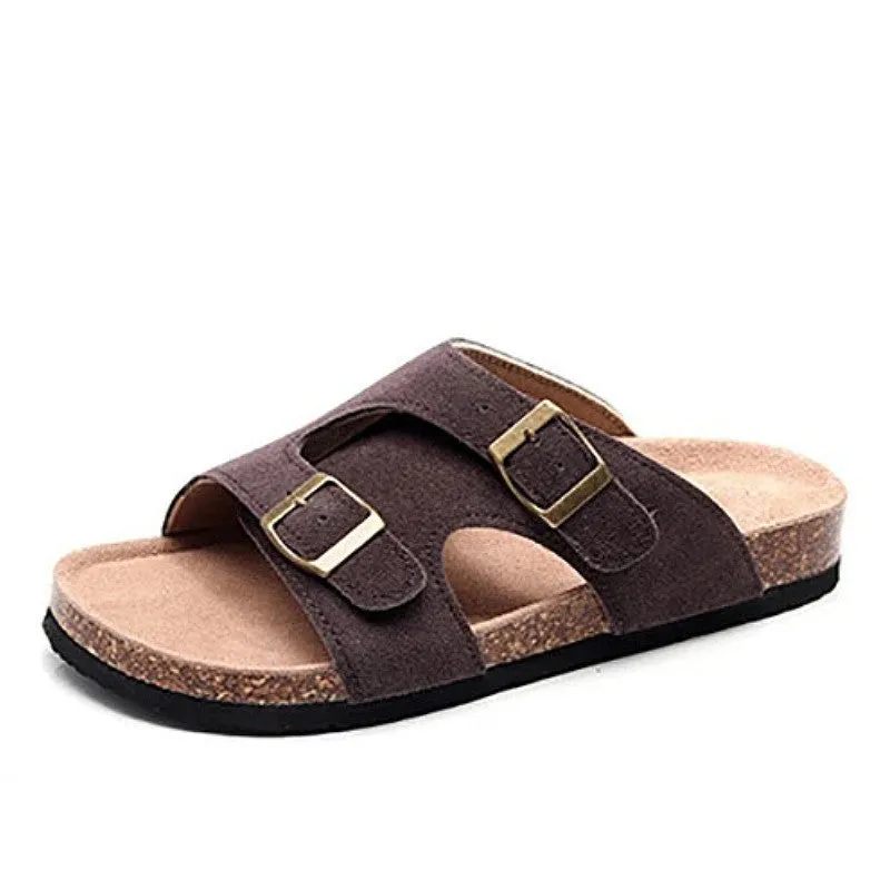 OCW Men Orthopedic Sandals Lightweight Buckle Summer Slides