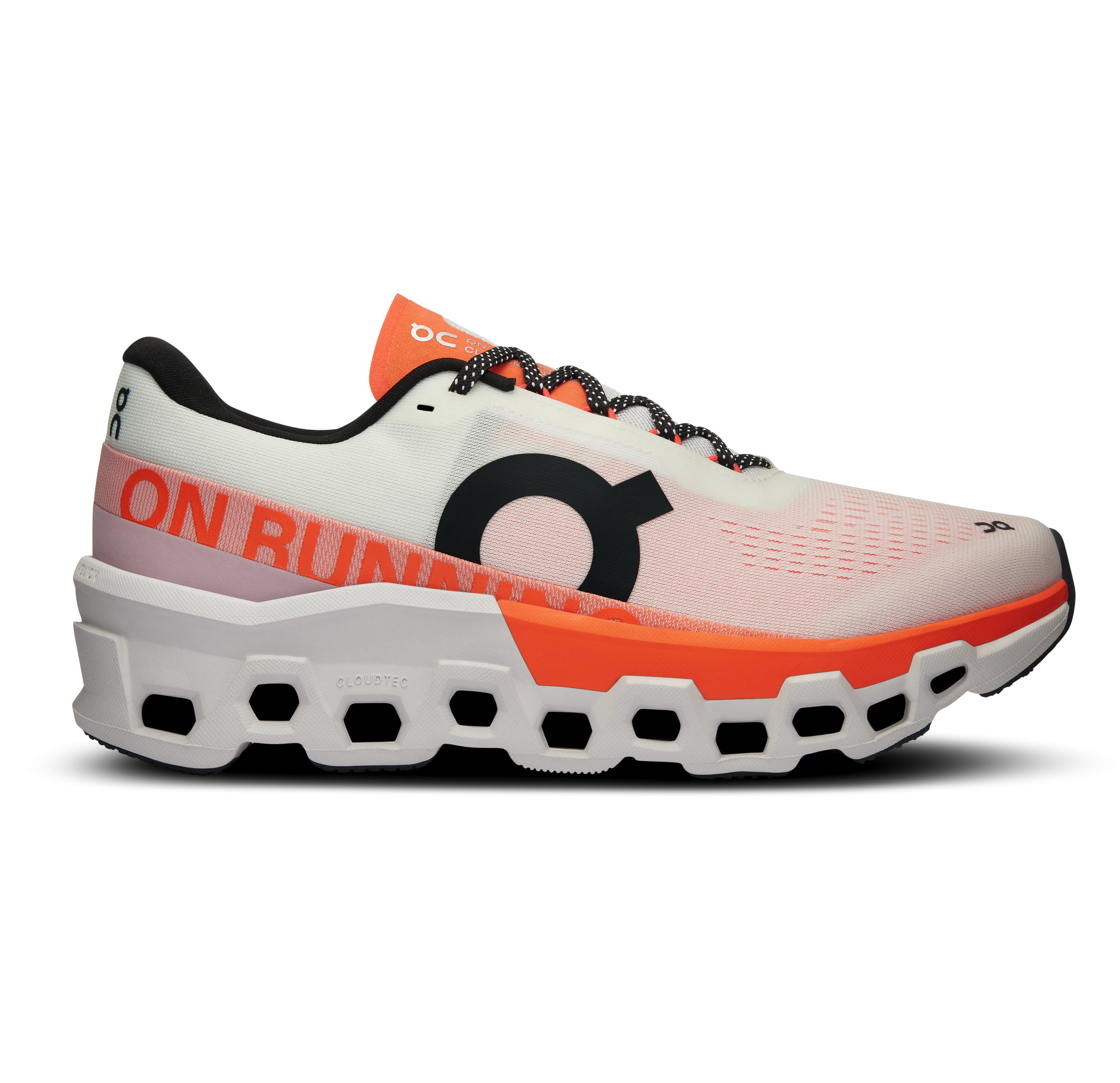 On Running Men's Cloudmonster 2 Shoes - White / Flame