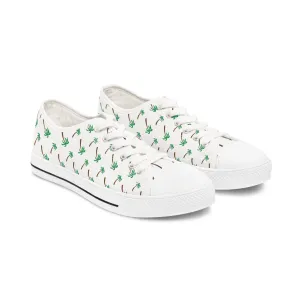 Palm Tree Women's Low Top Sneakers