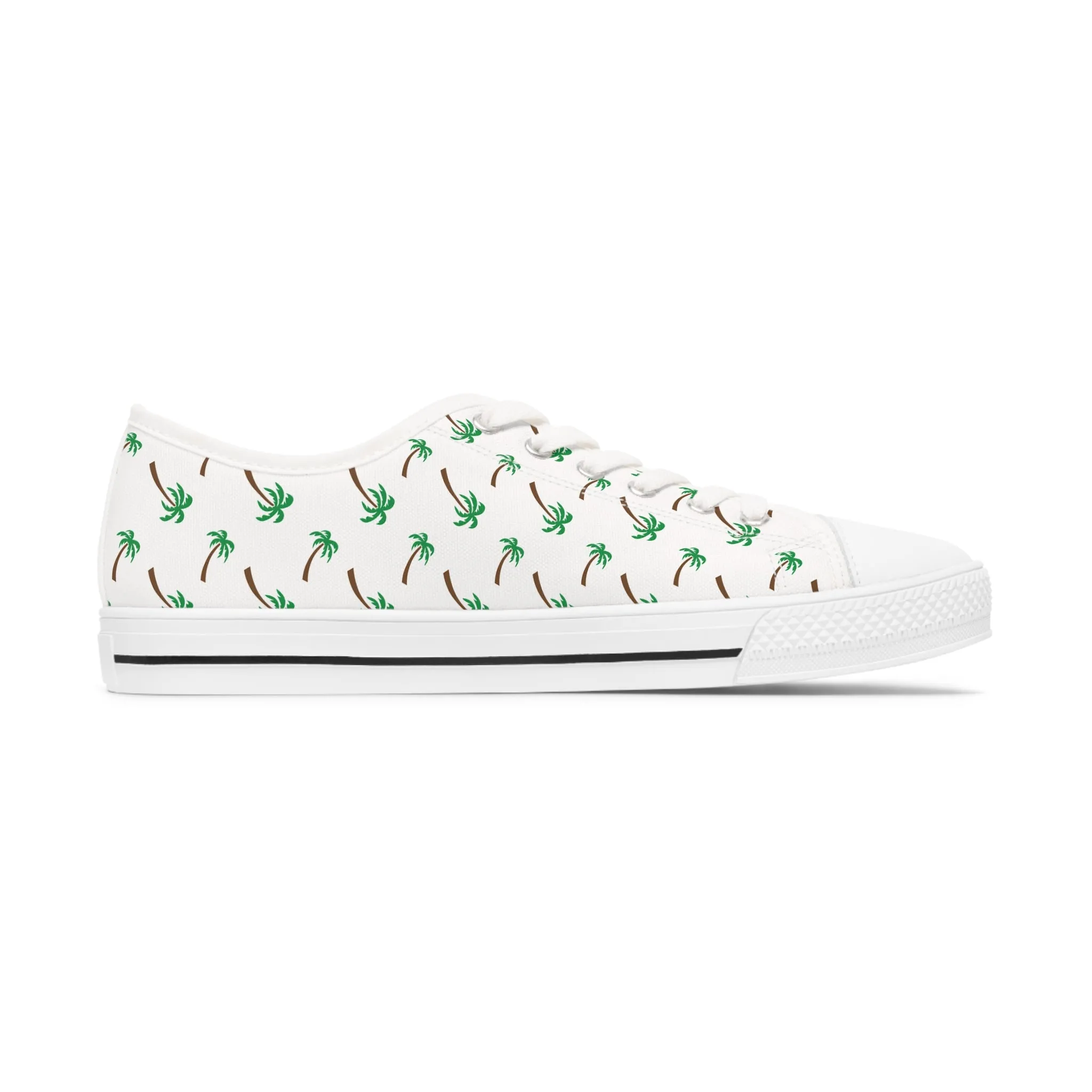 Palm Tree Women's Low Top Sneakers