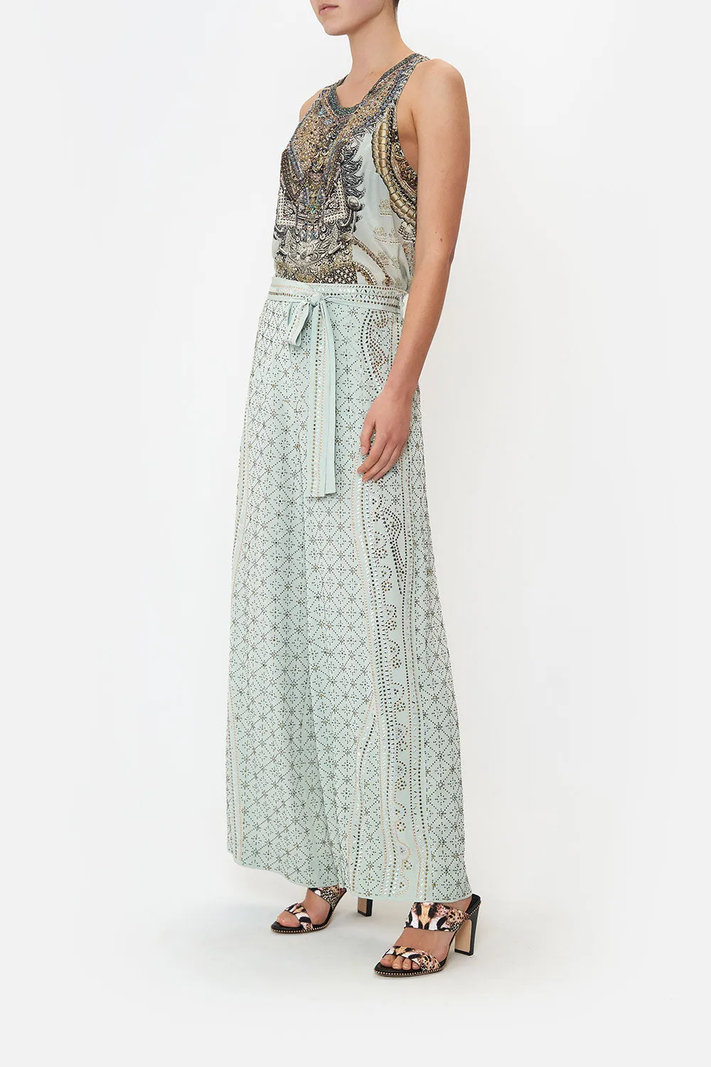 PAPERBAG WAIST WIDE LEG PANT LUXE ESPIRITU